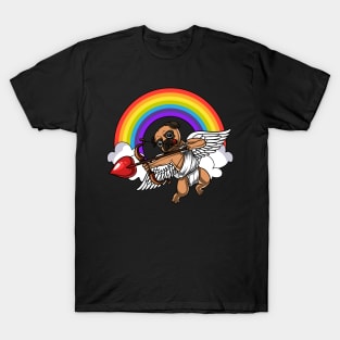 Pug Dog Cupid T-Shirt